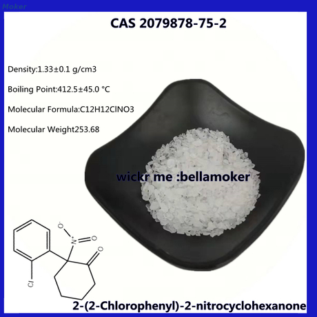 Neue Ankunft 2-(2-Chlorophenyl) -2-Nitrocyclohexanon CAS 2079878-75-2 C12h12clno3 Kristall