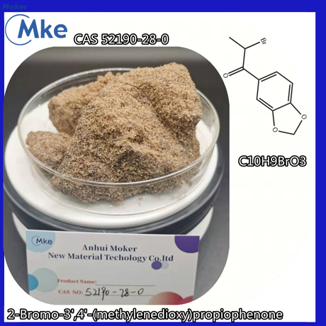 Beste Qualität C10h9bro3 CAS 52190-28-0 2-Bromo-3', 4'- (Methylendioxy) Propiophenone Crysal Powder
