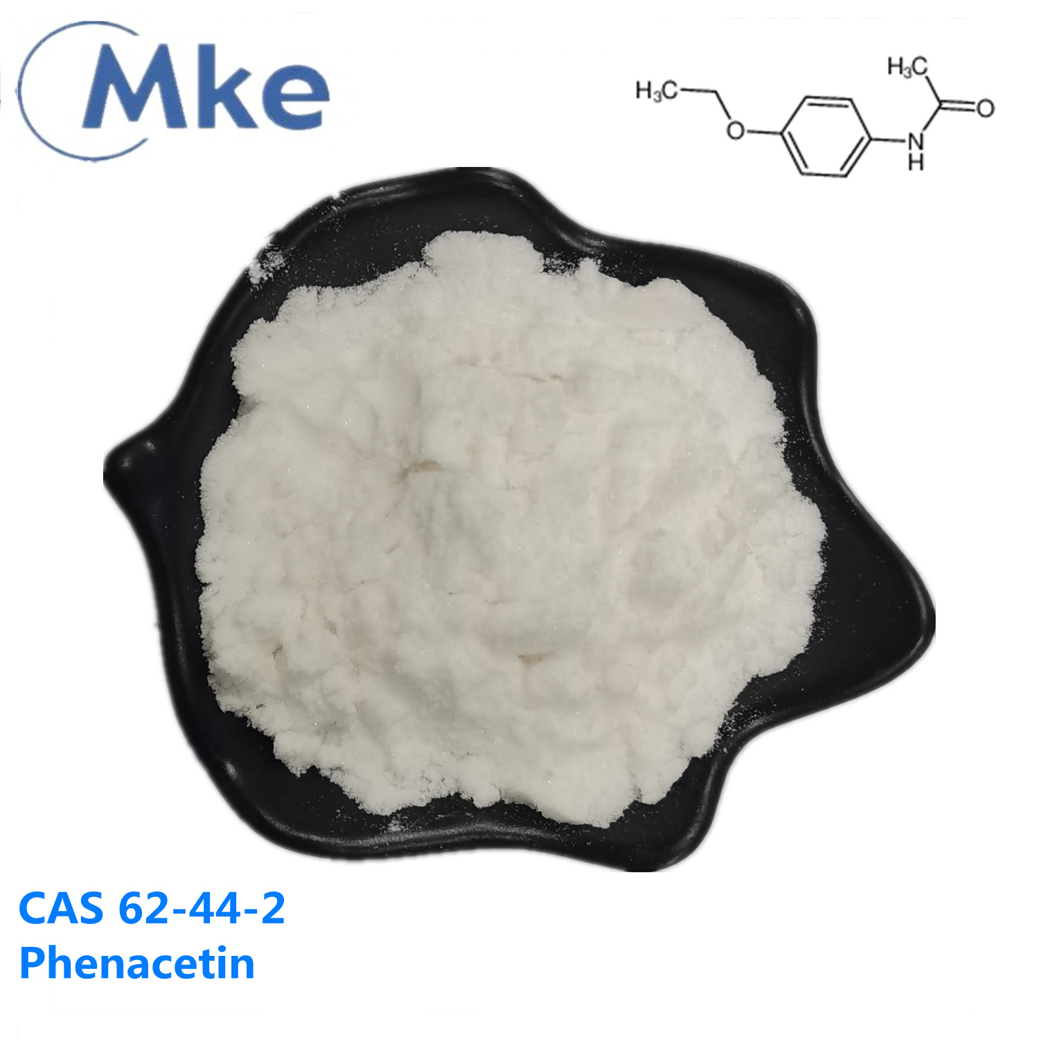 Glänzendes kristallines Phenacetin-Pulver ca. 62-44-2 mit sicherer Lieferung