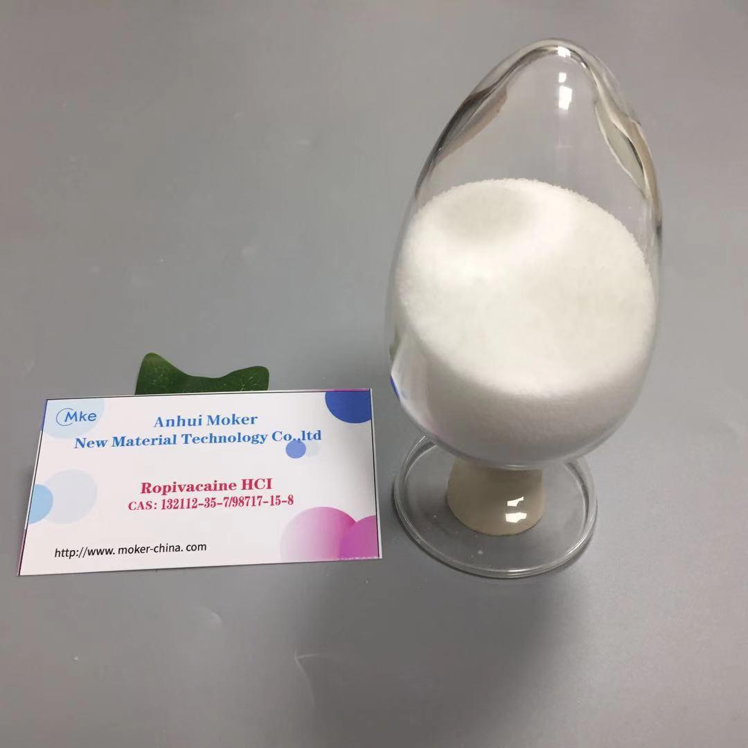 Hochwertiges Ropivacain-Hydrochlorid / HCl CAS 132112-35-7 mit dem besten Preis